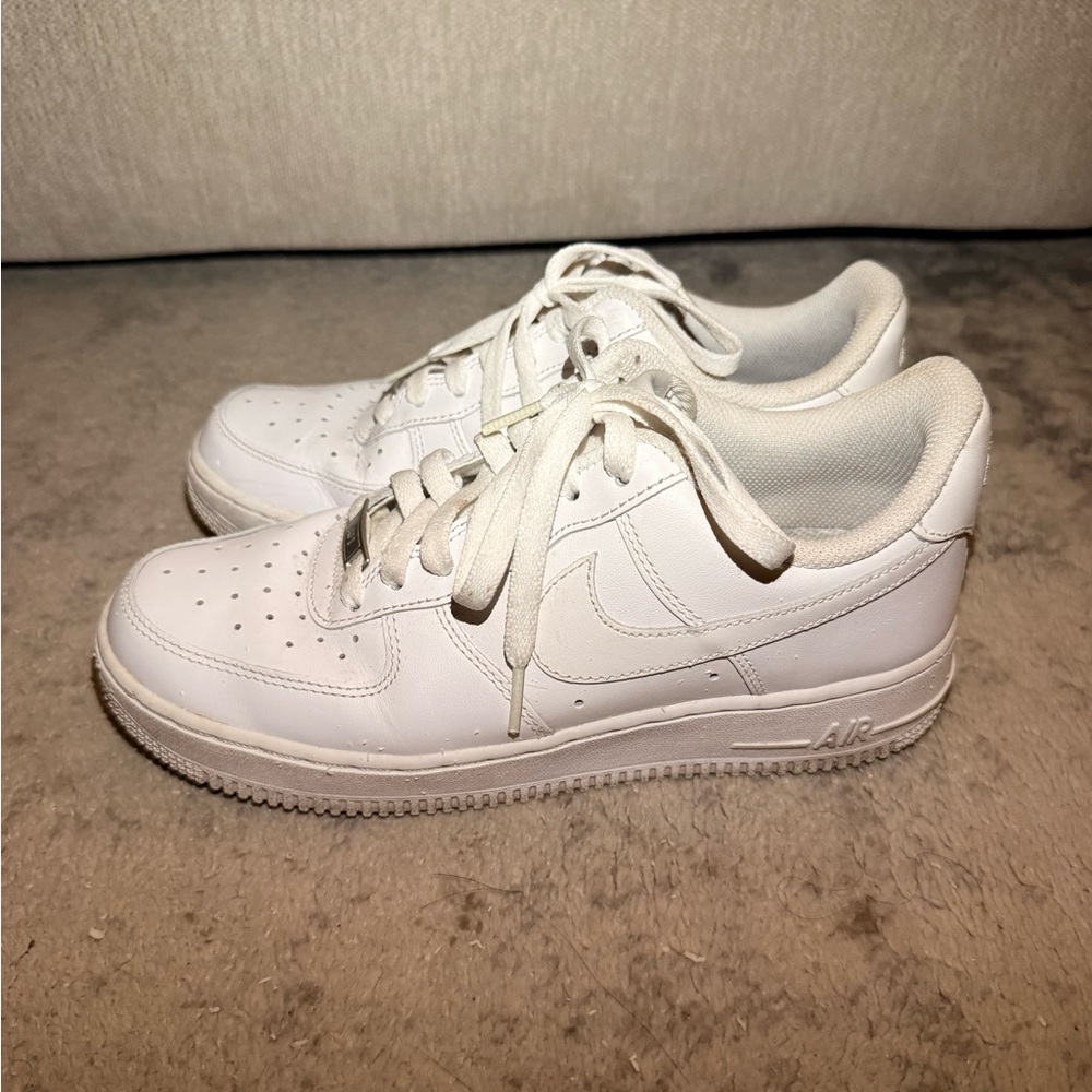 Nike Air Force 1 All-White Sneakers